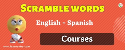 Guess the Courses in Spanish