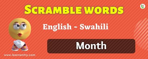 Guess the Month in Swahili