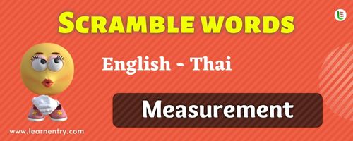 Guess the Measurement in Thai