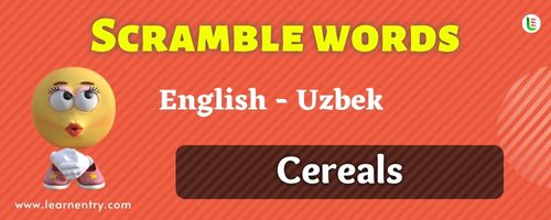 Guess the Cereals in Uzbek