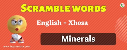 Guess the Minerals in Xhosa