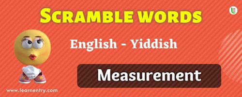 Guess the Measurement in Yiddish