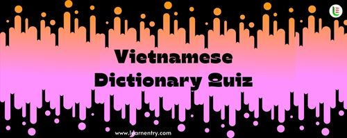 English to Vietnamese Dictionary Quiz
