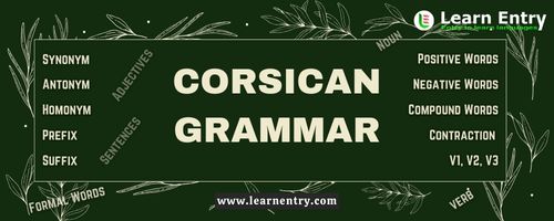 Corsican Grammar