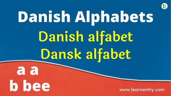 Danish Alphabet
