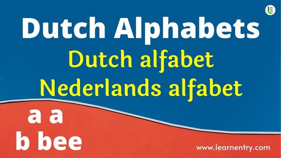 Dutch Alphabet