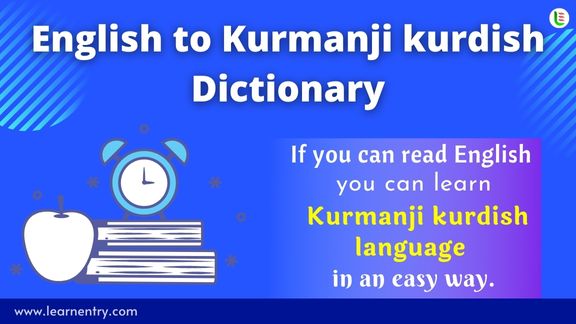 English to Kurmanji kurdish Dictionary