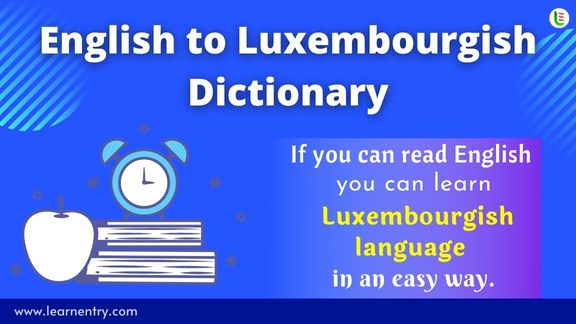 English to Luxembourgish Dictionary