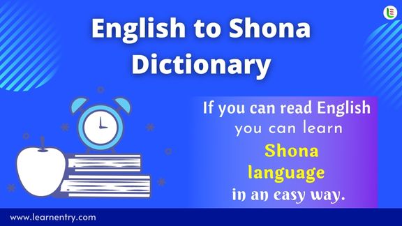 English to Shona Dictionary