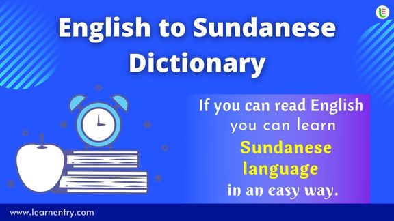 English to Sundanese Dictionary