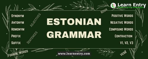 Estonian Grammar