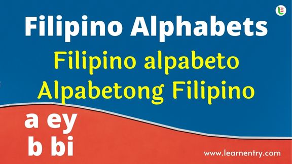 Filipino Alphabet
