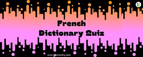 English to French Dictionary Quiz