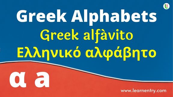 Greek Alphabet
