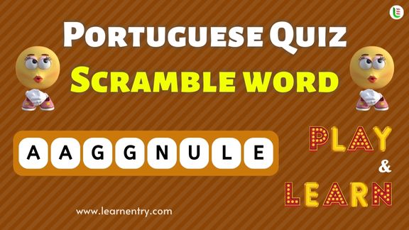 Portuguese Word Scramble