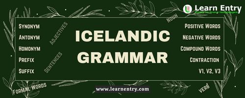 Icelandic Grammar