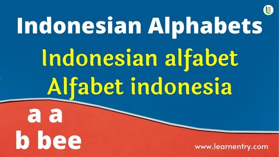 Indonesian Alphabet