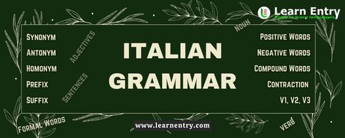 Italian Grammar