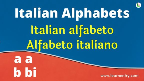 Italian Alphabet