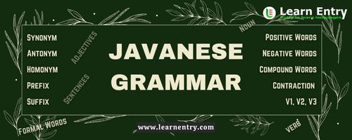 Javanese Grammar