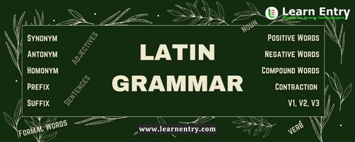 Latin Grammar