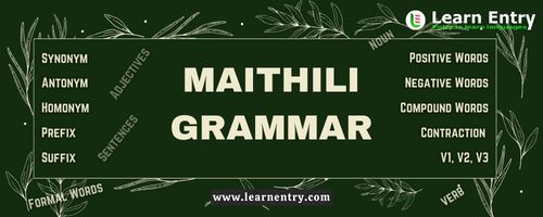 Maithili Grammar