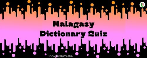 English to Malagasy Dictionary Quiz