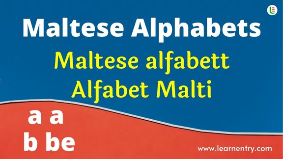 Maltese Alphabet