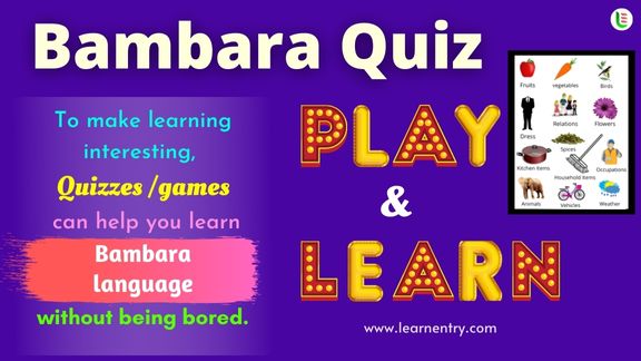 Bambara Quiz