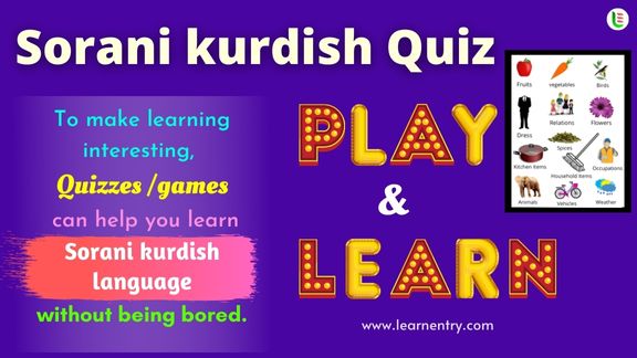 Sorani kurdish Quiz