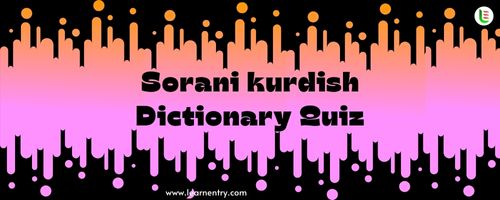 English to Sorani kurdish Dictionary Quiz
