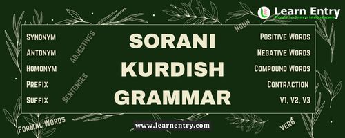Sorani kurdish Grammar