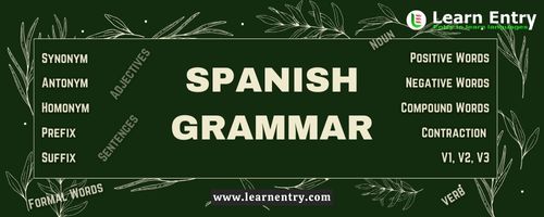 Spanish Grammar