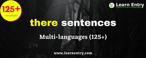 There sentences in multi-languages (125+)