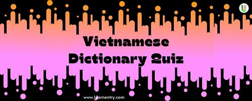 English to Vietnamese Dictionary Quiz