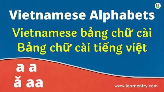 Vietnamese Alphabet