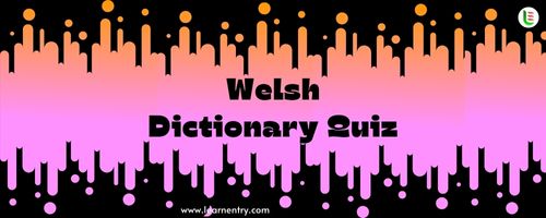 English to Welsh Dictionary Quiz