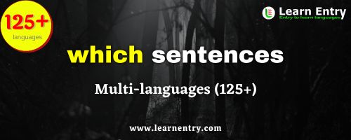Which sentences in multi-languages (125+)