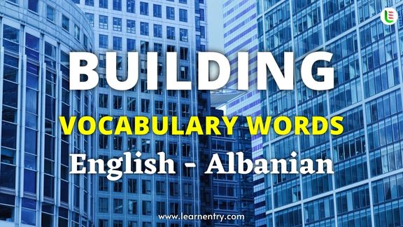 Building vocabulary words in Albanian and English