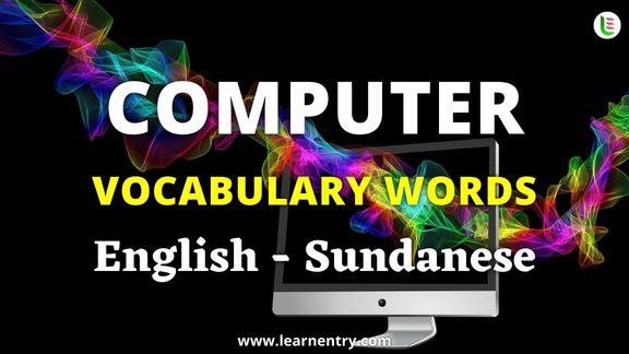 Computer vocabulary words in Sundanese and English