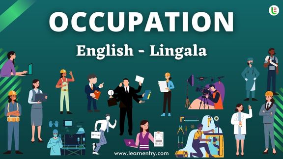 Occupation names in Lingala and English