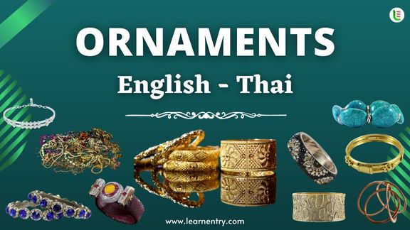 Ornaments names in Thai and English