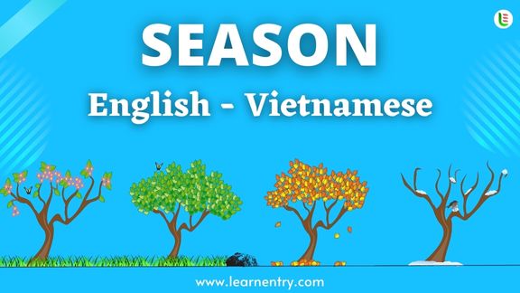 Season names in Vietnamese and English