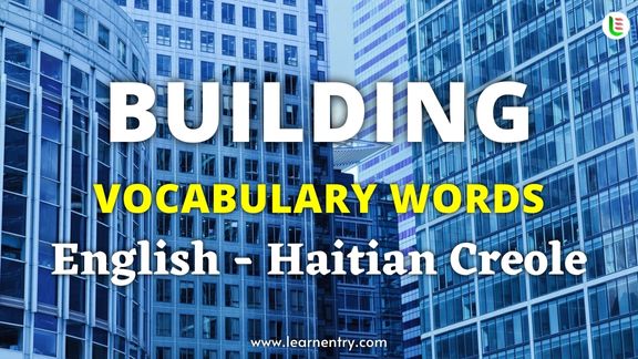 Building vocabulary words in Haitian creole and English - Common Haitian creole Vocabulary