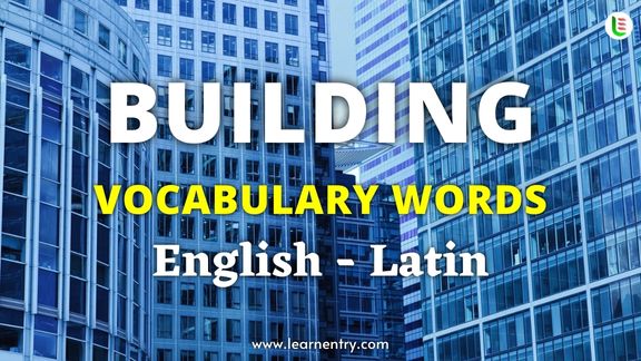 Building vocabulary words in Latin and English - Common Latin Vocabulary