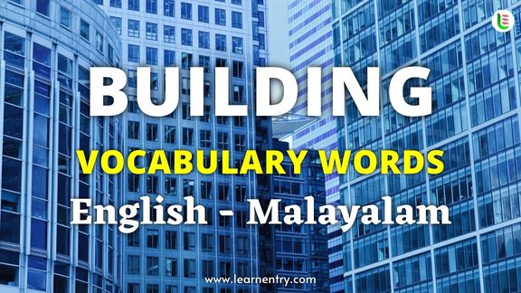 Building vocabulary words in Malayalam and English