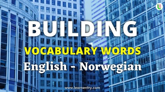 Building vocabulary words in Norwegian and English