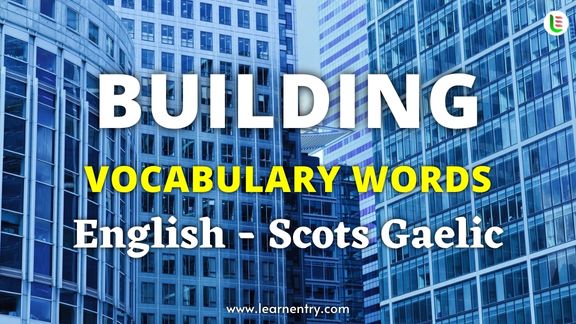 Building vocabulary words in Scots gaelic and English