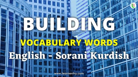 Building vocabulary words in Sorani kurdish and English