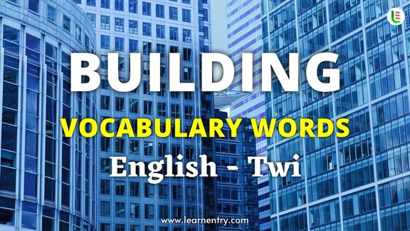 Building vocabulary words in Twi and English